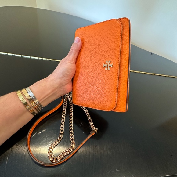 NWT Authentic Luxury Preppy Minimalist Tory Burch Carter Shrunken Shoulder Bag - Picture 16 of 16